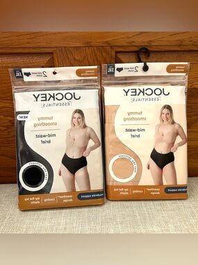 Women's Jockey Essentials Slimming Brief Panties, Seamfree Underwear, 3XL